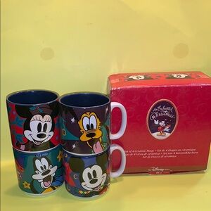 Disney Colorful Character Mug Collection. An Enchanted Christmas.